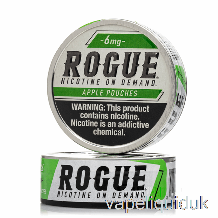 ROGUE Nicotine Pouches - APPLE 6mg (5-PACK) Vape Juice